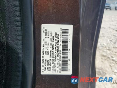 Zdjęcie 13 z 13 samochodu: 2013 HONDA ACCORD EXL VIN:1HGCT1B83DA019253 - miniatura