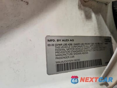 Zdjęcie 12 z 12 samochodu: 2023 AUDI A3 PREMIUM VIN:WAUAUDGY5PA106280 - miniatura