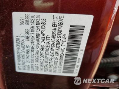 Zdjęcie 12 z 12 samochodu: 2021 HONDA PILOT EX VIN:5FNYF5H34MB044619 - miniatura
