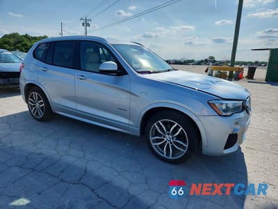 Czwarte zdjęcie samochodu z boku: 2015 BMW X3 XDRIVE35I VIN:5UXWX7C59F0K33288 - miniatura