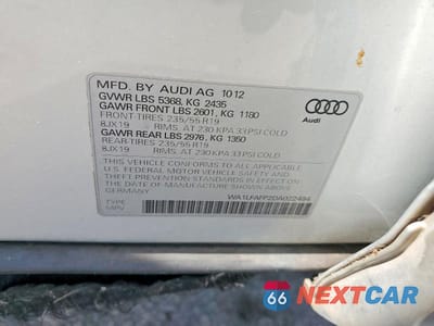 Zdjęcie 13 z 13 samochodu: 2013 AUDI Q5 PREMIUM PLUS VIN:WA1LFAFP2DA022484 - miniatura