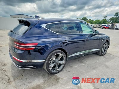 Trzecie zdjęcie samochodu z tyłu: 2025 GENESIS GV80 PRESTIGE VIN:KMUHEESC7SU221483 - miniatura