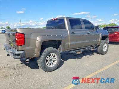 Trzecie zdjęcie samochodu z tyłu: 2014 CHEVROLET SILVERADO C1500 LT VIN:3GCPCREC3EG478378 - miniatura
