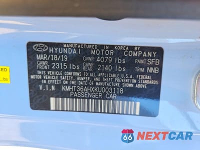 Zdjęcie 12 z 12 samochodu: 2019 HYUNDAI VELOSTER N BASE VIN:KMHT36AHXKU003118 - miniatura