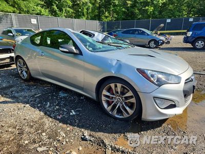 Czwarte zdjęcie samochodu z boku: 2013 HYUNDAI GENESIS COUPE 3.8L VIN:KMHHU6KJ9DU080232 - miniatura