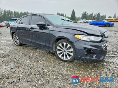 Czwarte zdjęcie samochodu z boku: 2019 FORD FUSION SE VIN:3FA6P0T98KR236582 - miniatura