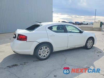 Trzecie zdjęcie samochodu z tyłu: 2012 DODGE AVENGER SE VIN:1C3CDZAB8CN216521 - miniatura