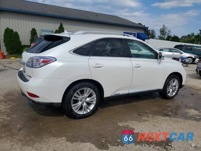 Trzecie zdjęcie samochodu z tyłu: 2010 LEXUS RX 450H VIN:JTJBC1BA4A2021173 - miniatura