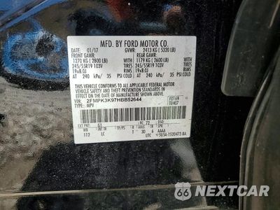Zdjęcie 13 z 13 samochodu: 2017 FORD EDGE TITANIUM VIN:2FMPK3K97HBB52644 - miniatura