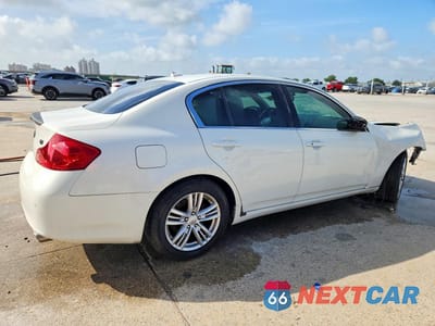 Trzecie zdjęcie samochodu z tyłu: 2011 INFINITI G37 BASE/SPORT VIN:JN1CV6AP0BM302139 - miniatura