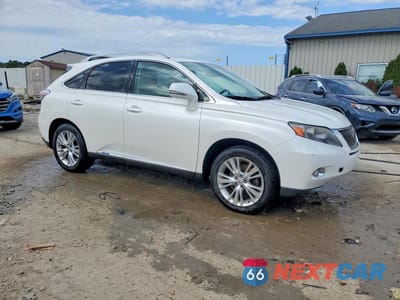 Czwarte zdjęcie samochodu z boku: 2010 LEXUS RX 450H VIN:JTJBC1BA4A2021173 - miniatura