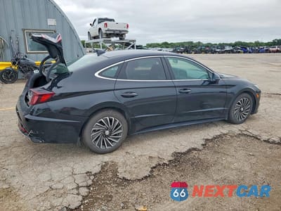 Trzecie zdjęcie samochodu z tyłu: 2022 HYUNDAI SONATA HYBRID SEL VIN:KMHL34JJ5NA038338 - miniatura