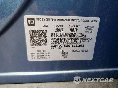 Zdjęcie 13 z 13 samochodu: 2026 CHEVROLET EQUINOX RS VIN:3GNAXTEG0TL191652 - miniatura