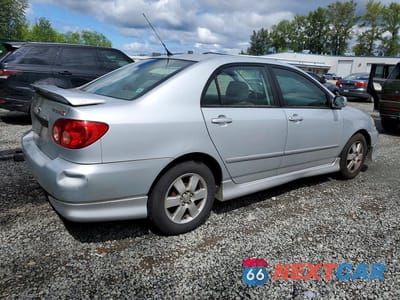 Trzecie zdjęcie samochodu z tyłu: 2007 TOYOTA COROLLA S VIN:2T1BR30E27C723120 - miniatura
