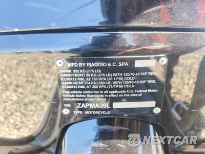 Zdjęcie 9 z 9 samochodu: 2018 VESPA/PIAG GTS 300 VIN:ZAPMA39L4J5200119 - miniatura