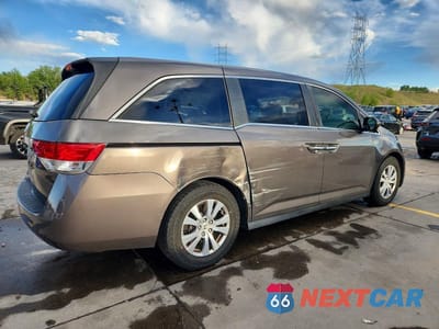 Trzecie zdjęcie samochodu z tyłu: 2017 HONDA ODYSSEY EXL VIN:5FNRL5H62HB007338 - miniatura