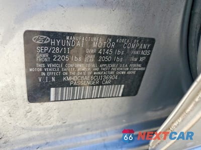 Zdjęcie 12 z 12 samochodu: 2012 HYUNDAI ELANTRA TOURING SE VIN:KMHDC8AE6CU136904 - miniatura
