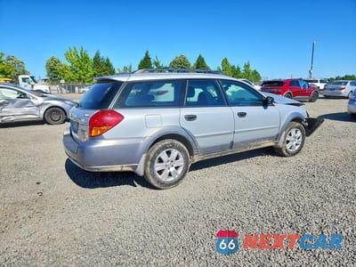 Trzecie zdjęcie samochodu z tyłu: 2005 SUBARU LEGACY OUTBACK 2.5I VIN:4S4BP61C957365822 - miniatura