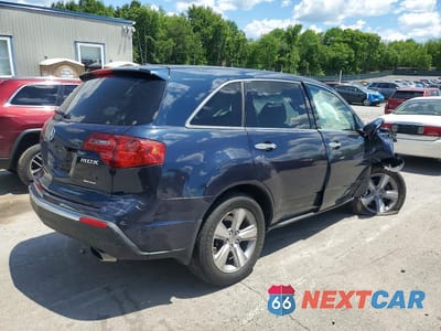 Trzecie zdjęcie samochodu z tyłu: 2011 ACURA MDX TECHNOLOGY VIN:2HNYD2H62BH531205 - miniatura