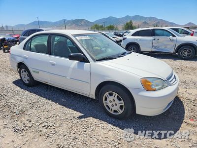 Czwarte zdjęcie samochodu z boku: 2002 HONDA CIVIC GX VIN:1HGEN26482L000120 - miniatura