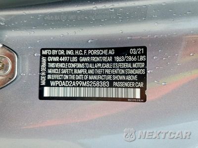 Zdjęcie 13 z 13 samochodu: 2021 PORSCHE 911 TURBO VIN:WP0AD2A99MS258383 - miniatura