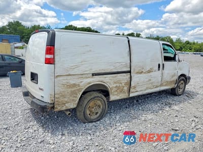 Trzecie zdjęcie samochodu z tyłu: 2023 GMC SAVANA G2500 VIN:1GTW7BFPXP1162454 - miniatura