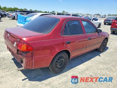 Trzecie zdjęcie samochodu z tyłu: 2000 TOYOTA COROLLA VE VIN:1NXBR12E3YZ350557 - miniatura