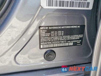 Zdjęcie 12 z 12 samochodu: 2013 BMW 550 I VIN:WBAFR9C50DDX79875 - miniatura