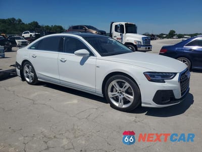 Czwarte zdjęcie samochodu z boku: 2025 AUDI A8 L VIN:WAULDAF8XSN004287 - miniatura