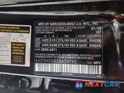 Zdjęcie 14 z 14 samochodu: 2025 MERCEDES-BENZ GLE 350 4MATIC VIN:4JGFB4FB8SB479792 - miniatura