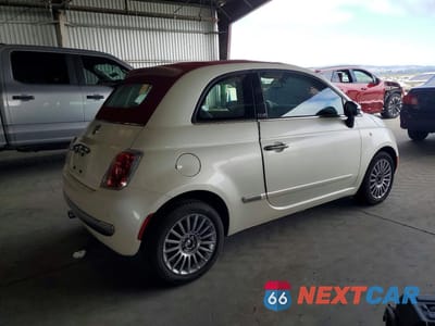 Trzecie zdjęcie samochodu z tyłu: 2012 FIAT 500 VIN:3C3CFFER9CT313386 - miniatura