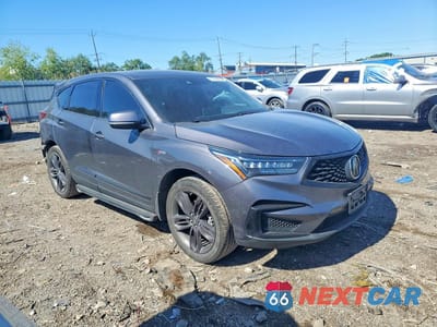 Czwarte zdjęcie samochodu z boku: 2019 ACURA RDX A-SPEC VIN:5J8TC2H66KL001813 - miniatura