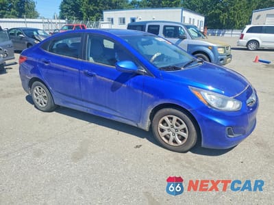 Czwarte zdjęcie samochodu z boku: 2014 HYUNDAI ACCENT GLS VIN:KMHCT4AE1EU613777 - miniatura
