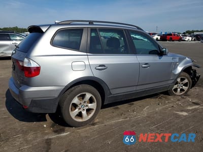 Trzecie zdjęcie samochodu z tyłu: 2008 BMW X3 3.0SI VIN:WBXPC93478WJ05011 - miniatura