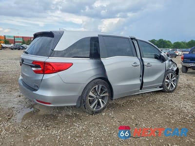 Trzecie zdjęcie samochodu z tyłu: 2024 HONDA ODYSSEY TOURING VIN:5FNRL6H80RB053565 - miniatura
