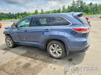Drugie zdjęcie samochodu z przodu: 2016 TOYOTA HIGHLANDER LE PLUS VIN:5TDBKRFH5GS250720 - miniatura