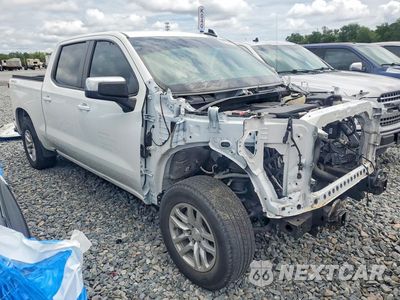 Czwarte zdjęcie samochodu z boku: 2022 CHEVROLET SILVERADO LTD K1500 LT-L VIN:1GCPYJEK7NZ172312 - miniatura
