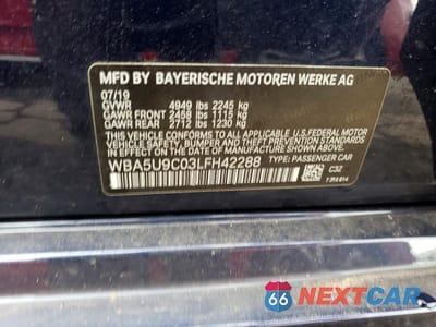 Zdjęcie 12 z 12 samochodu: 2020 BMW M340XI VIN:WBA5U9C03LFH42288 - miniatura