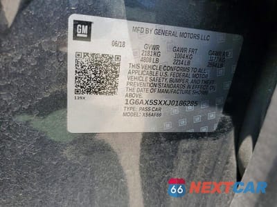 Zdjęcie 13 z 13 samochodu: 2018 CADILLAC CTS LUXURY VIN:1G6AX5SXXJ0186285 - miniatura