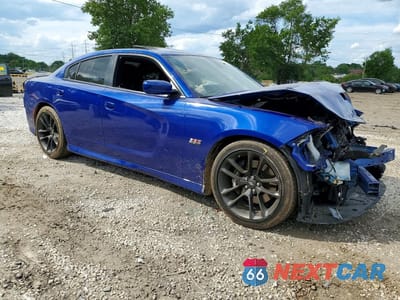 Czwarte zdjęcie samochodu z boku: 2021 DODGE CHARGER SCAT PACK VIN:2C3CDXGJ7MH667033 - miniatura