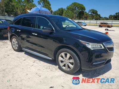 Czwarte zdjęcie samochodu z boku: 2016 ACURA MDX ADVANCE VIN:5FRYD4H92GB024604 - miniatura