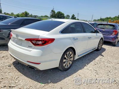 Trzecie zdjęcie samochodu z tyłu: 2017 HYUNDAI SONATA SPORT VIN:5NPE34AF3HH587476 - miniatura