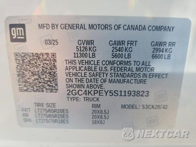Zdjęcie 12 z 12 samochodu: 2025 CHEVROLET SILVERADO K2500 HEAVY DUTY LTZ VIN:2GC4KPEY5S1193823 - miniatura