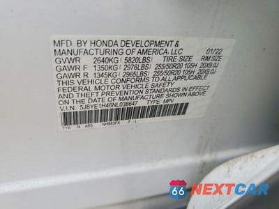 Zdjęcie 13 z 13 samochodu: 2022 ACURA MDX TECHNOLOGY VIN:5J8YE1H46NL038647 - miniatura