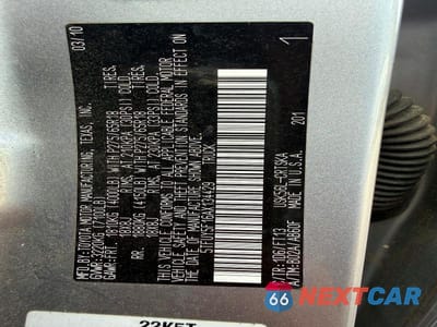 Zdjęcie 12 z 13 samochodu: 2010 TOYOTA TUNDRA DOUBLE CAB SR5 VIN:5TFUY5F16AX134429 - miniatura