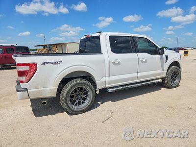 Trzecie zdjęcie samochodu z tyłu: 2021 FORD F-150 LARIAT REGULAR VIN:1FTEW1EP5MFA91723 - miniatura