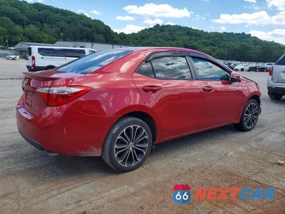 Trzecie zdjęcie samochodu z tyłu: 2014 TOYOTA COROLLA S PLUS VIN:2T1BURHE0EC216493 - miniatura