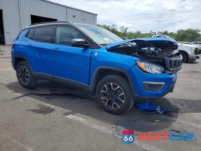 Czwarte zdjęcie samochodu z boku: 2021 JEEP COMPASS TRAILHAWK VIN:3C4NJDDB4MT602849 - miniatura