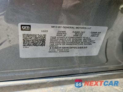 Zdjęcie 12 z 12 samochodu: 2023 CADILLAC CT4 PREMIUM LUXURY VIN:1G6DF5RK0P0116510 - miniatura