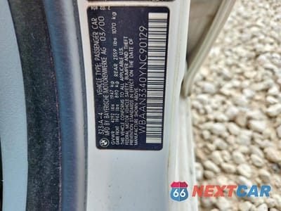Zdjęcie 12 z 12 samochodu: 2000 BMW 323 I VIN:WBAAN3340YNC90129 - miniatura